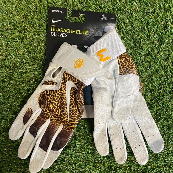 Nike Huarache Elite Pro MLB #3 IAN KINSLER Baseball Batting PE Gloves Men XL NEW - Picture 4 of 7
